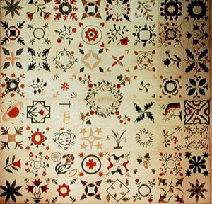 Album quilt for Mary Hill, from Maltaville, New York, 1847